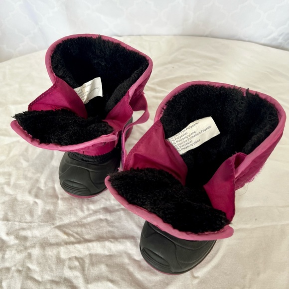 Burgundy toddler snow/rain boots - Picture 7 of 7